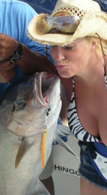 kissing an amberjack cancun